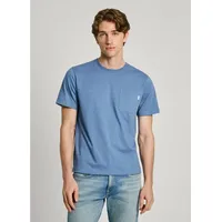 Pepe Jeans Herren Mans Tee T-Shirt, Blue (Sea Blue),