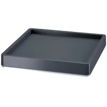 Prosperplast Mobile Saucer Square 36,6 x 36,6 x 6 cm Grau