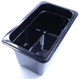 Airbrush-City GN 1/4 Gastronormbehälter GN-Behälter, 4 Liter Tiefe 150mm Kunststoff schwarz