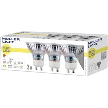 Muller Licht Müller-Licht LED-Reflektor GU10 4.5W 345lm, 2700k, Retro-2+1 400434