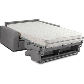 vente-unique Schlafsofa 4-Sitzer – Liegefläche: 160 cm – Matratzenhöhe: 18 cm - Grau - VIZIR