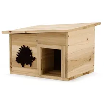 Moorland Igelhaus Winterfest Überwinterungs Holz, 32×26 cm,