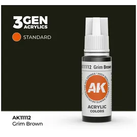 AK-Interactive AK 3GEN Grim Brown 17ml