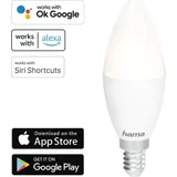 Hama WiFi LED-Lampe E14 4,5Watt Weiß dimmbar