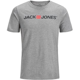 JACK & JONES Logoshirt Corp mit Kurzarm in Weiß-XL