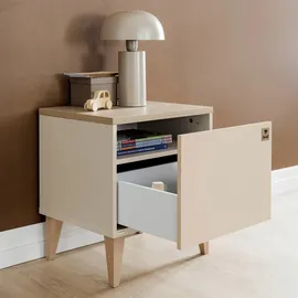 Paidi Nachtschrank Mila & Ben 48,4 x 40 x 53,4 cm Beige