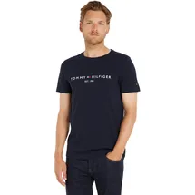 Tommy Hilfiger Logo Kurzarm-T-Shirt Sky Captain L