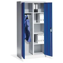 Akten-/Garderobenschrank Acurado, H1950xB930xT500mm, 7035/5010