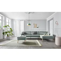 OTTO home Eckcouch Mikrofaser 2-Sitzer Grün
