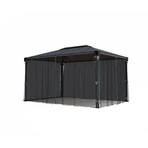 CANOPIA Moskitonetz für Pavillon Martinique 3 x 3,6 m Grau