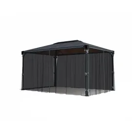 CANOPIA Moskitonetz für Pavillon Martinique 3 x 3,6 m Grau