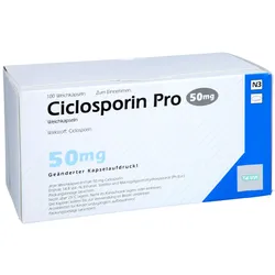 Ciclosporin Pro 50 mg Weichkapseln 100 St