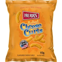Herr's Baked Cheese Curls Flips Chips 113g