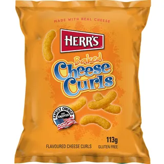 Herr ́s Herr's Baked Cheese Curls Flips Chips 113g