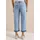 Cecil 7/8 Wide Leg Jeans, im Loose Fit Light Blue random bleached), 30, - 30W / 26L
