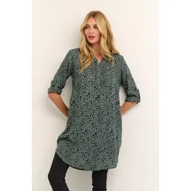 Kaffe Kleid Blusenkleid Print Balsam Green/Black 44