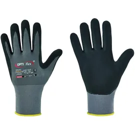 optiflex Handschuh OPTIMATE Gr.8 grau/schwarz EN 420/EN 388 PSA II OPTIFLEX