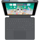 DEQSTER Smart Rugged Touch PLUS Keyboard 10.2" (2019/2020/2021)), Tablet Tastatur, Grau