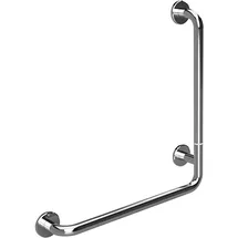 Brillantbad BELP Duschgriff Steckbar Rechts Edelstahl poliert mit Abdeckung 110x630x680 mm, 120 kg Traglast für Bad & WC >> zum Bohren
