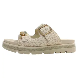 Marco Tozzi Damen Sandale weiches Feel Me Fußbett weiches Innenfutter Modern, beige (Cream Comb), 39 EU