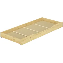 Erst-Holz Staubettkasten für unsere Etagenbetten 80x190 - Kiefer Natur - 90.10-S11