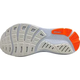 Brooks Ghost 17 Herren White/Pink Clay/Gecko 43