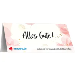 mycare.de Gutschein-Karte ALLES GUTE