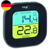 TFA Dostmann FUN Thermometer Mit Aussensensor Funk, Innen/Aussen, Digital, Tende