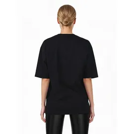 trueprodigy Toni F Logo Print Oversized Rundhals Schwarz XL