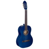 Stagg C440 M BLUE 4/4 Konzertgitarre blau matt klassische Gitarre mit Lindendecke