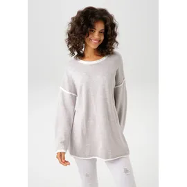 Aniston CASUAL Strickpullover Grau 38