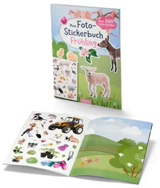 Buch »Mein Foto-Stickerbuch – Frühling«