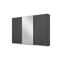 Schwebetürenschrank  Kulmbach ¦ grau ¦ Maße (cm): B: 271 H: 210 T: 62.0