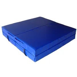 Gartenpirat Sportmatte Universal Bodenmatte 200x100x10 cm Sportmatte Kinder 4-teilig klappbar blau