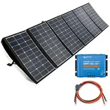 WATTSTUNDE WS340SF SunFolder faltbare Solartasche Komplettset, Victron 100/30 MPPT Laderegler, Batteriekabel, 0% Mwst