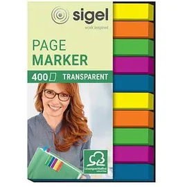Sigel Haftmarker farbsortiert 10x 40 Streifen