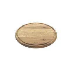 Metaltex Schneidebrett Akazie, rund, 100% FSC 561310000 , Durchmesser: 24 cm