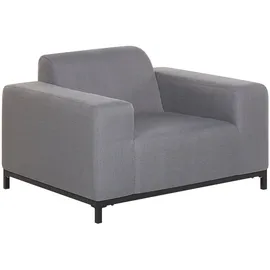 Beliani Lounge 5er Set Loungeset grau/schwarz