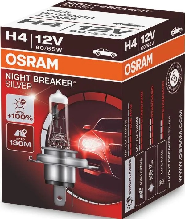 osram h4 12v 60 55w night breaker