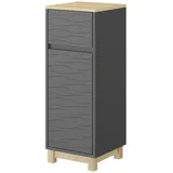 Vicco Midischrank Livia Anthrazit 30 x 80 cm mit Schublade