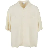 URBAN CLASSICS Oversized Resort Kurzarmhemd - Whitesand - 5XL