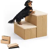 Relaxdays Hundetreppe (Hund, Katze, Faltbar), Tiertransport