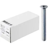 E-NORMpro Senkkopfschraube DIN 965 M 6x 50 zn KP