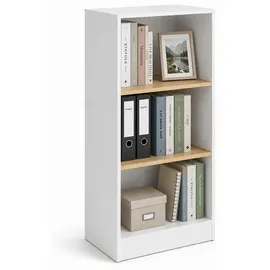 VCM Dilos Büroschrank 114 x 52 x 30 cm Braun/Weiß
