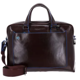 Piquadro Blue Square Computer Briefcase Mogano