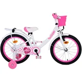 Volare Ashley Kinderfahrrad - Mädchen - 18 Zoll - Weiß
