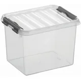 SUNWARE Q-Line Aufbewahrungsbox 15 x 14 x 20 cm 6-tlg. transparent/silber