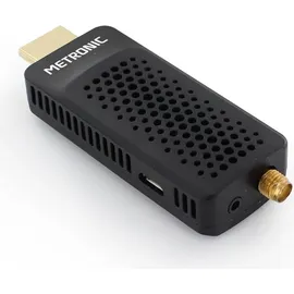 METRONIC 441646 Set Top Box DVB T DVB T Empfänger DVB T2 kompatibel Receiver Elektronik Digitalfernsehen Transition