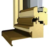 InfraWorld Saunafenster, 104 x 54 cm, feststehend, Standardausführung