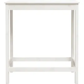 vidaXL Bartisch 100 x 50 x 110 cm Weiß